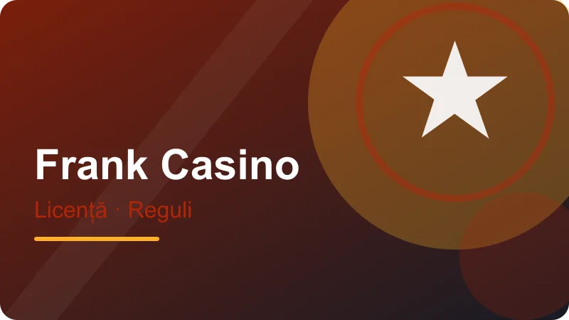 Frank Casino – Licența ONJN și operatorul Licența ONJN și operatorul – ilustrație pentru secțiunea Frank Casino